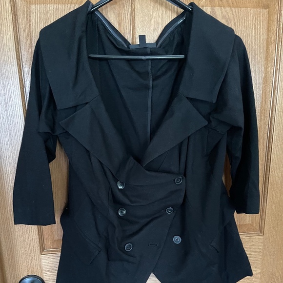 Lane Bryant Jackets & Blazers - Lane Bryant Black Off-the-Shoulder Blazer